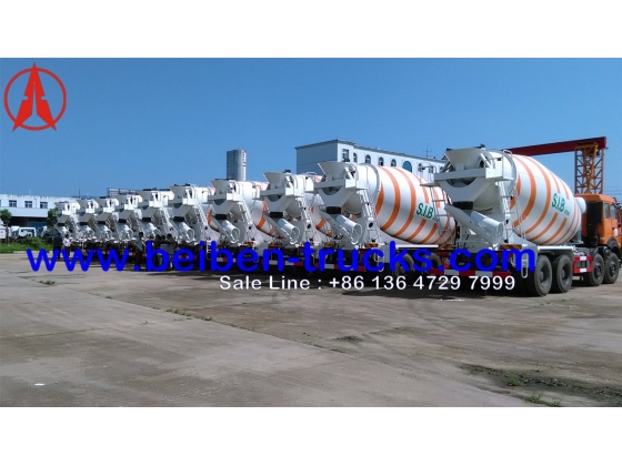 china north benz 14 CBM transit mixer truck supplier