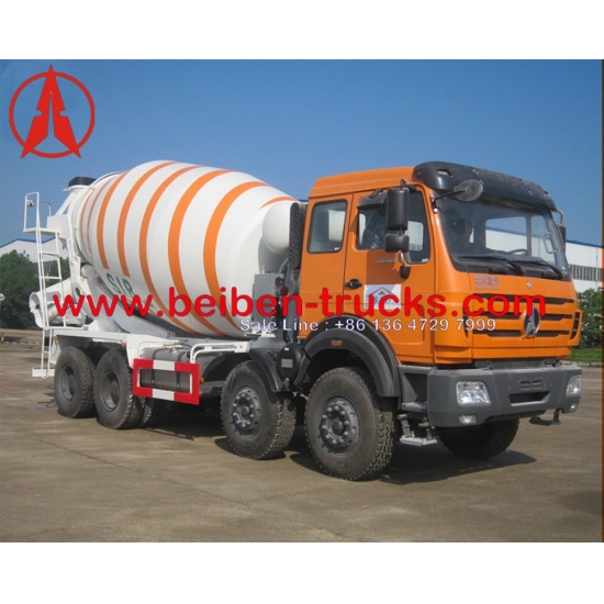 china north benz 14 CBM transit mixer truck supplier