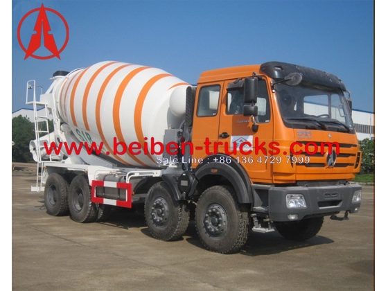 china north benz 14 CBM transit mixer truck supplier