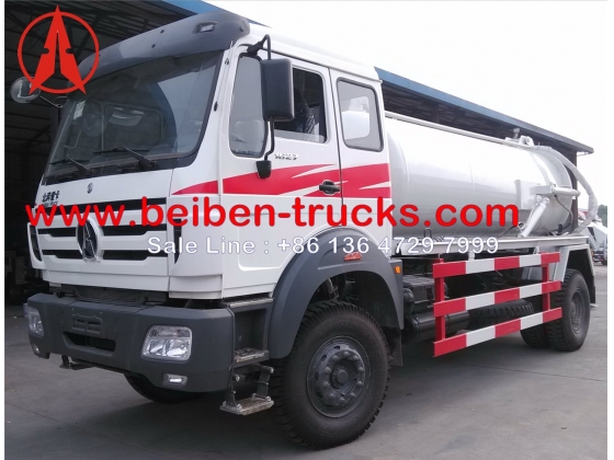 best quality cihina beiben 10 cbm sewage suction truck price