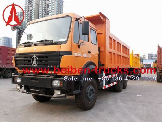 china beiben 6*4 dumper in stock