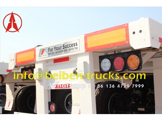 china semi remorque bogie suspension container manufacturer