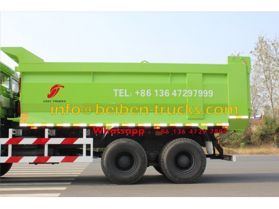 2015 New Heavy Duty Truck Beiben Dump Truck for Sale In Congo customer