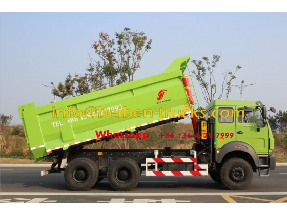 Popular in Africa Factory heavy duty truck 6x4 dump truck beiben dump truck