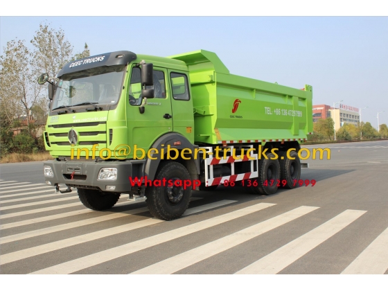 2015 New Heavy Duty Truck Beiben Dump Truck for Sale In Congo customer