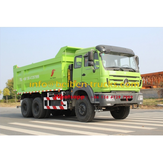 best Chinese Truck Euro3 380hp air condition Beiben dump truck