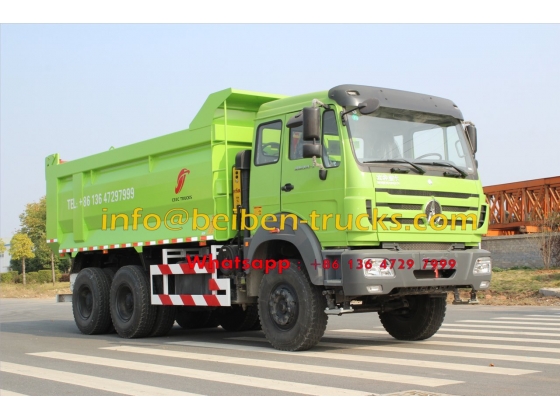 best Chinese Truck Euro3 380hp air condition Beiben dump truck