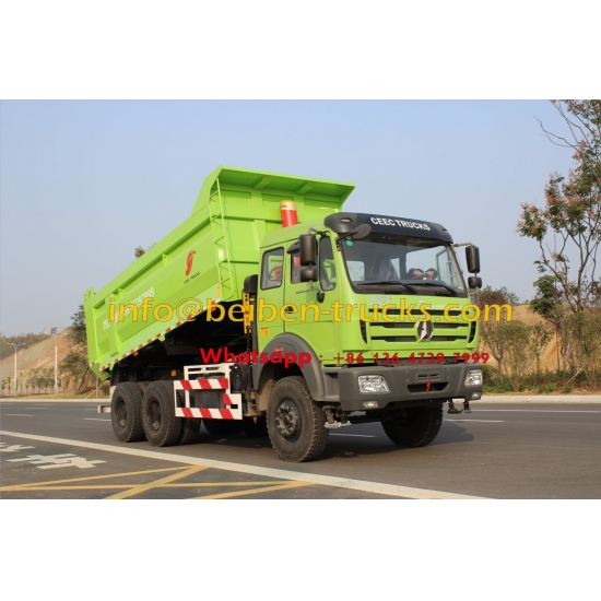 Popular in Africa Factory heavy duty truck 6x4 dump truck beiben dump truck