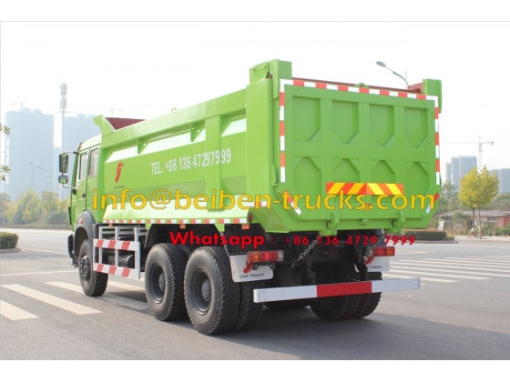 Low price for high quality China 30 ton truck 6X4 beiben dump trucks