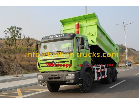 Popular in Africa Factory heavy duty truck 6x4 dump truck beiben dump truck