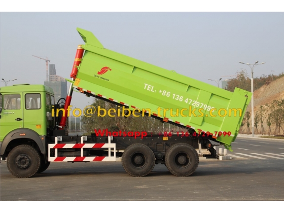 Use Mercedes Benz Technology 340hp & 380hp Beiben North Benz Dump Truck For Algeria customer