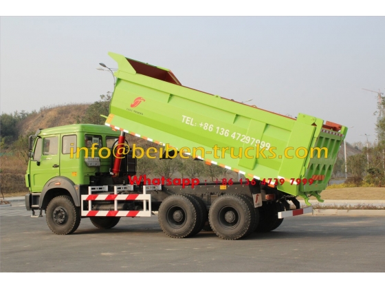 Use Mercedes Benz Technology 340hp & 380hp Beiben North Benz Dump Truck For Algeria customer