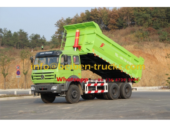 Use Mercedes Benz Technology 340hp & 380hp Beiben North Benz Dump Truck For Algeria customer