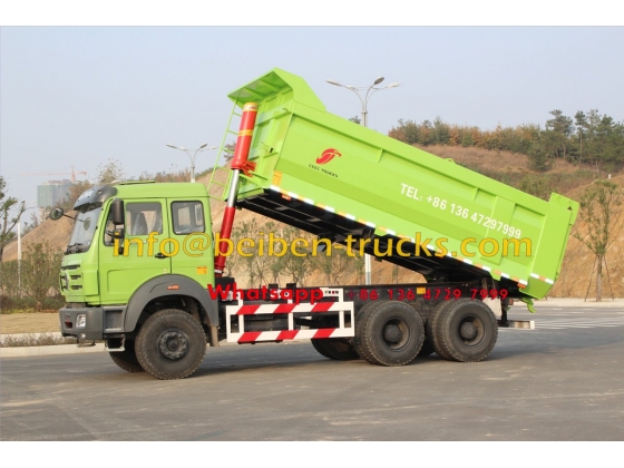 Use Mercedes Benz Technology 340hp & 380hp Beiben North Benz Dump Truck For Algeria customer