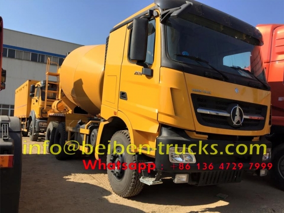 beiben V3 10 CBM concrete mixer trucks manufacturer