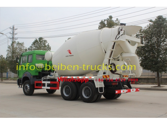 north benz 9 CBM concrete mixer truck supplier