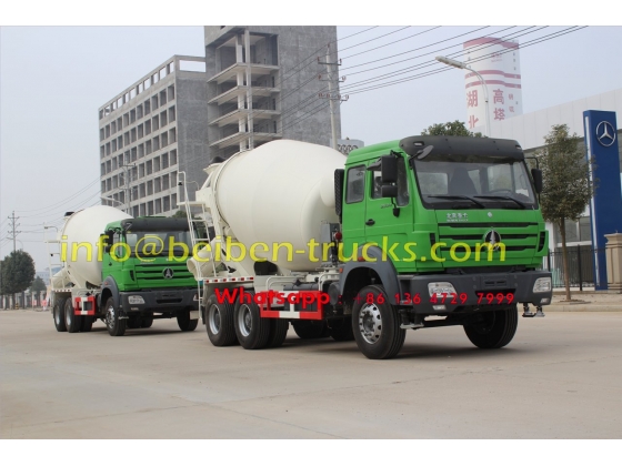 north benz 9 CBM concrete mixer truck supplier