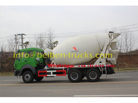 china beiben 2534 transit mixer truck