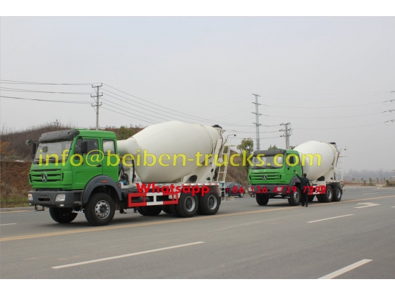 china beiben 2534 transit mixer truck