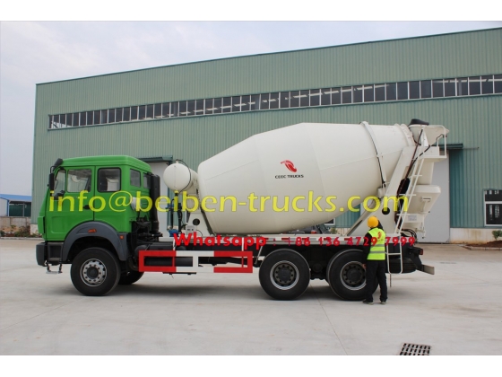 beiben 2528 cement mixer truck manufacturer