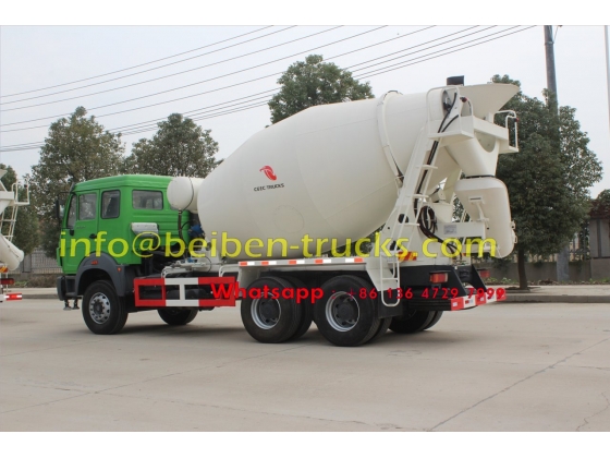 north benz 9 CBM concrete mixer truck supplier