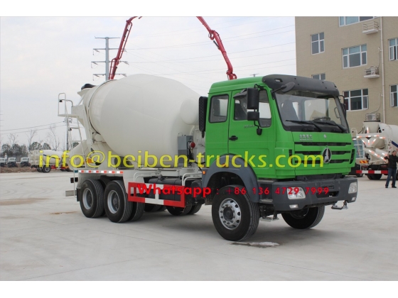 beiben 10 CBM transit mixer truck manufacturer