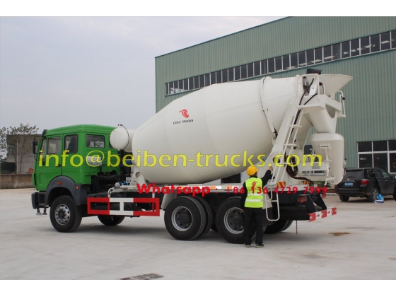 beiben 10 CBM transit mixer truck manufacturer