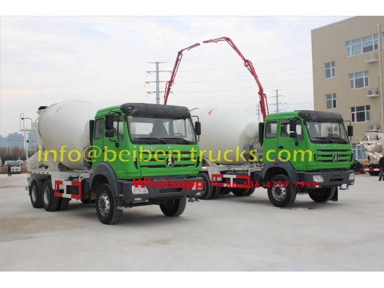 beiben 10 CBM transit mixer truck manufacturer