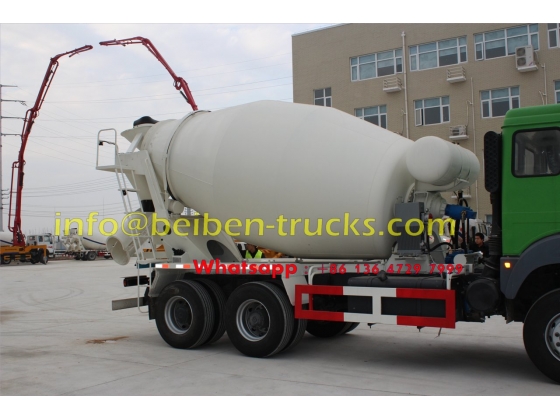 beiben 10 CBM transit mixer truck manufacturer