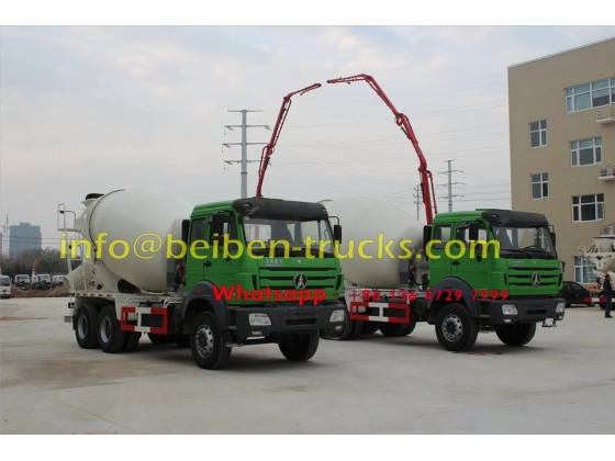 China famous brand Beiben 8 cubic meters concrete mixer truck  price