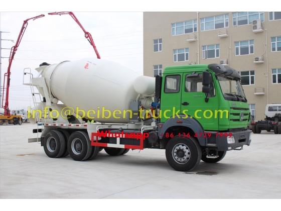 North Benz 6x4 self loading brand new cement mixer truck price