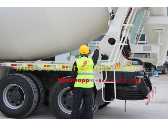 North Benz cement transit vehicle concrete mixer truck weight in china