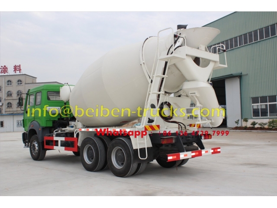 China high quality Beiben 6X4 concrete mixer truck for sale