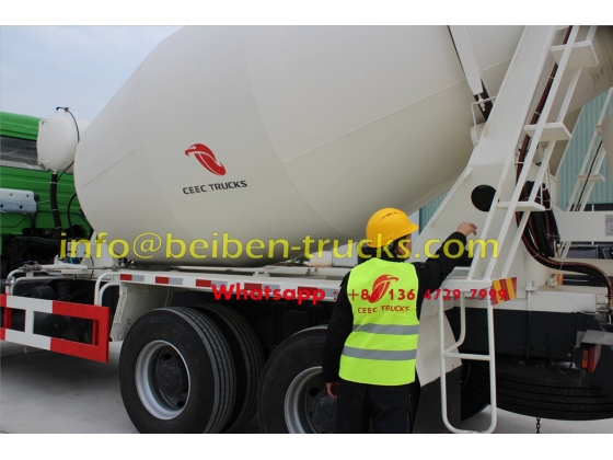 North Benz cement transit vehicle concrete mixer truck weight in china