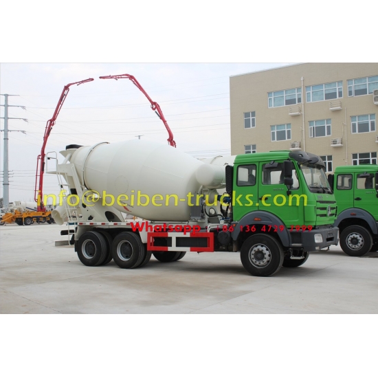 Good condition Beiben 336hp 6X4 concrete truck price