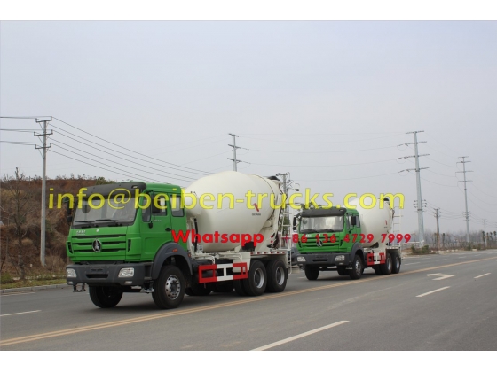 China Beiben 6x4 340hp 10 Cubic Meters Concrete Mixer Truck supplier