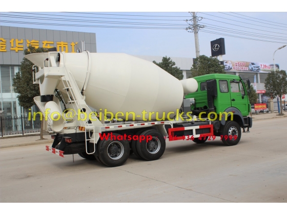 2015 new model Beiben concrete mixer truck price