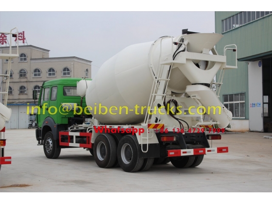 North benz 8cbm 6x4 concrete mixer truck sale in Africa