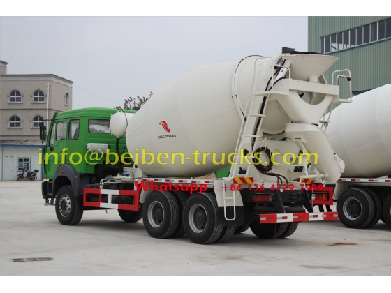 Good condition Beiben 336hp 6X4 concrete truck price