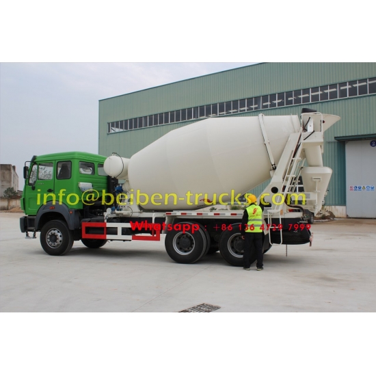 North Benz cement transit vehicle concrete mixer truck weight in china