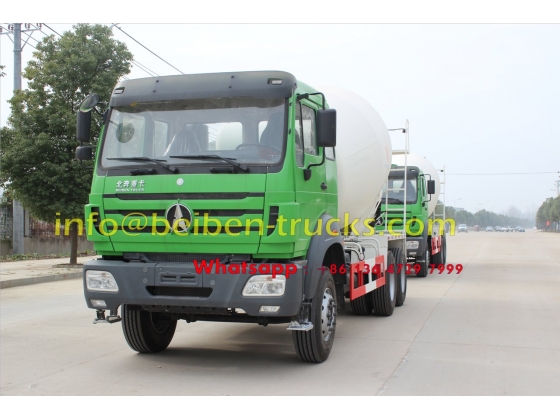 2015 new model Beiben concrete mixer truck price