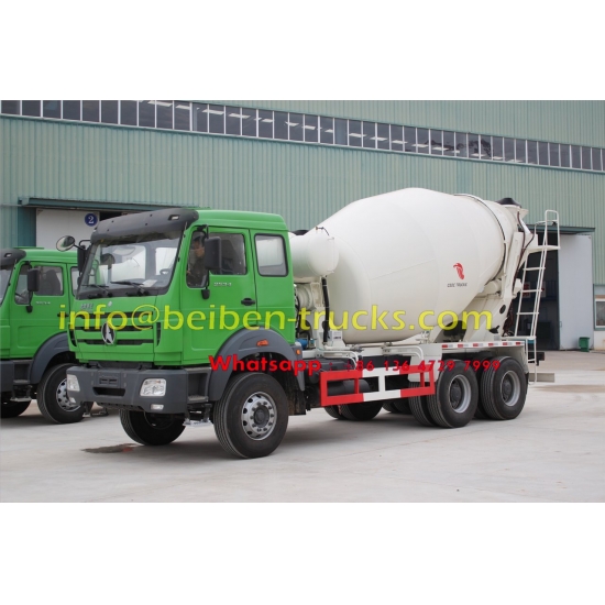 North benz 8cbm 6x4 concrete mixer truck sale in Africa