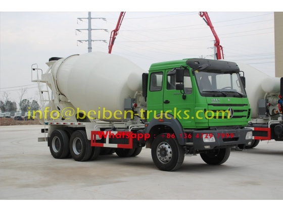 China famous brand Beiben 8 cubic meters concrete mixer truck  price