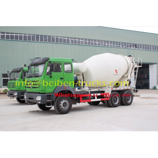 china Famous brand Beiben 336hp concrete mixer truck cheap price