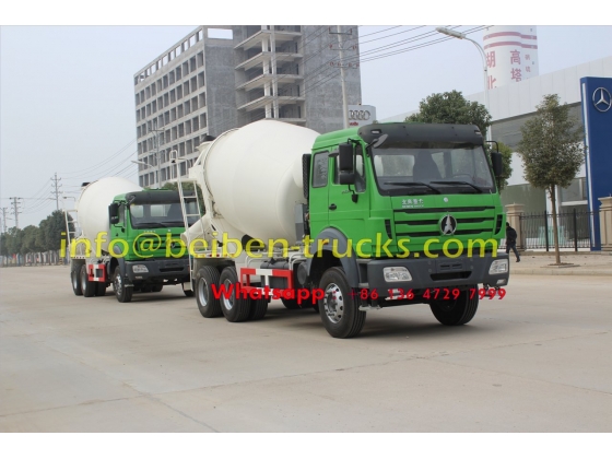 2015 new model Beiben concrete mixer truck price