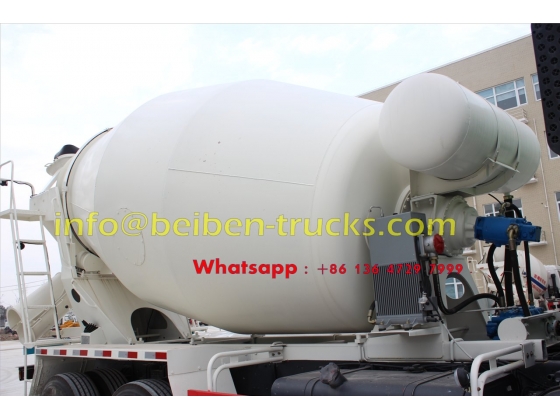 Military quality hot sale Beiben 6x4 5m3 capacity concrete mixer truck  supplier