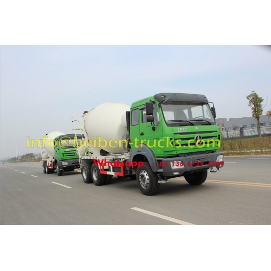 China Beiben 6x4 340hp 10 Cubic Meters Concrete Mixer Truck supplier