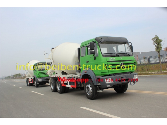 China Beiben 6x4 340hp 10 Cubic Meters Concrete Mixer Truck supplier