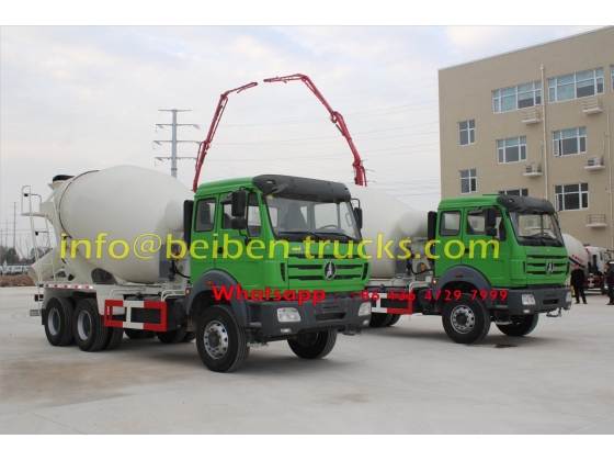 China famous brand Beiben 8 cubic meters concrete mixer truck  price