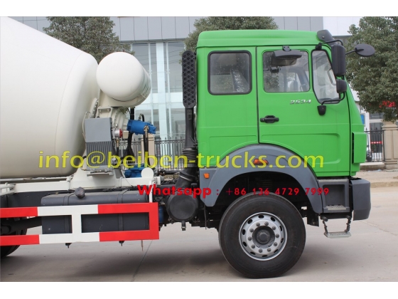 2015 new model Beiben concrete mixer truck price